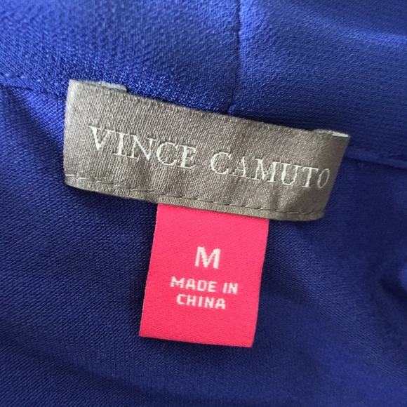 Vince Camuto Royal Blue Sleeveless Blouse - Picture 8 of 9